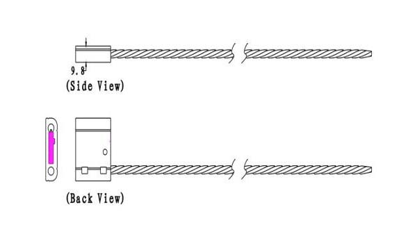 Sello de Seguridad Tipo Cable Alum Lock 5.0mm